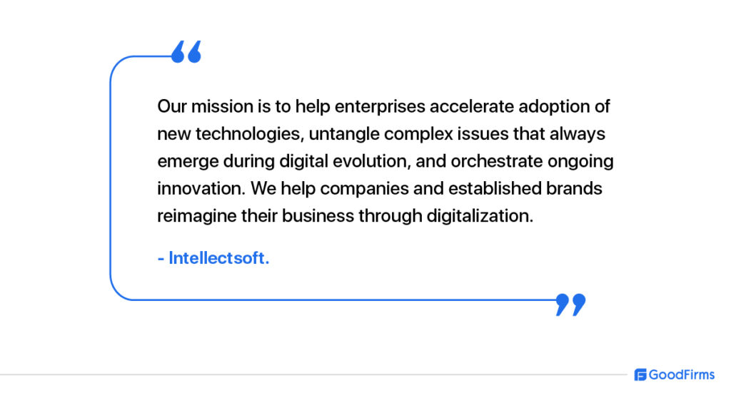 Quote about the award from Intellectsoft