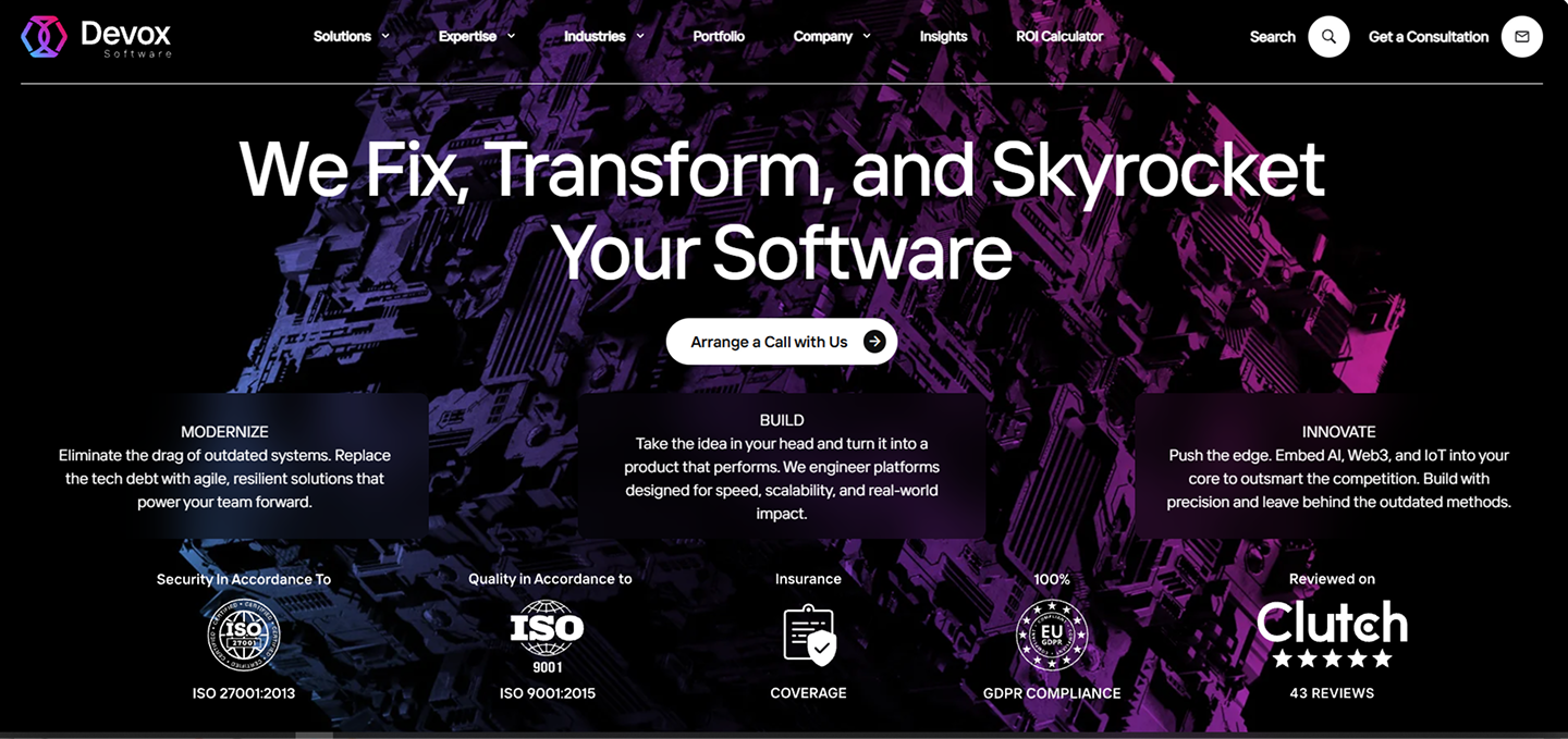Companies that modernize legacy software