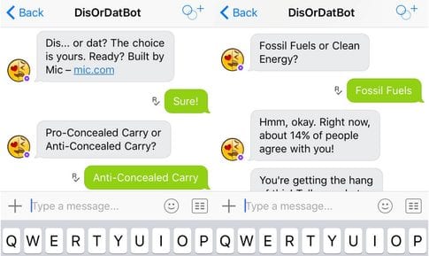 DisorDatBot research poll chat bot